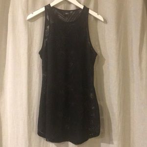 Mossimo black sheer tank